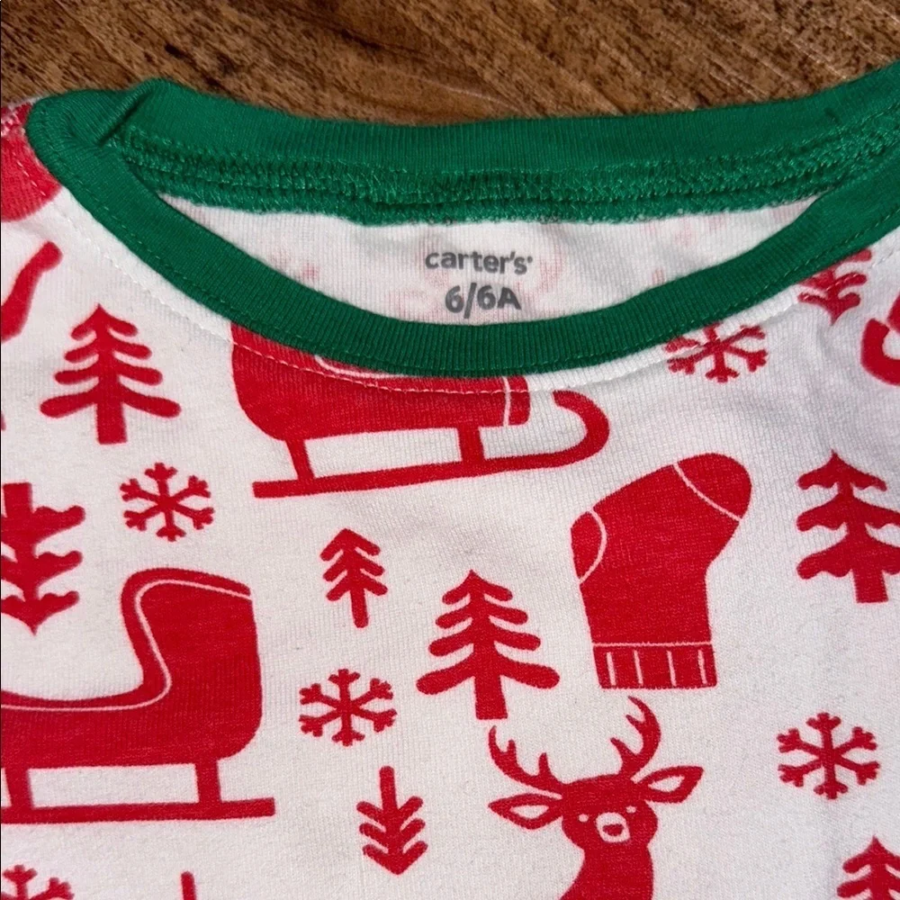 Carter's Red and Green Holiday One Piece